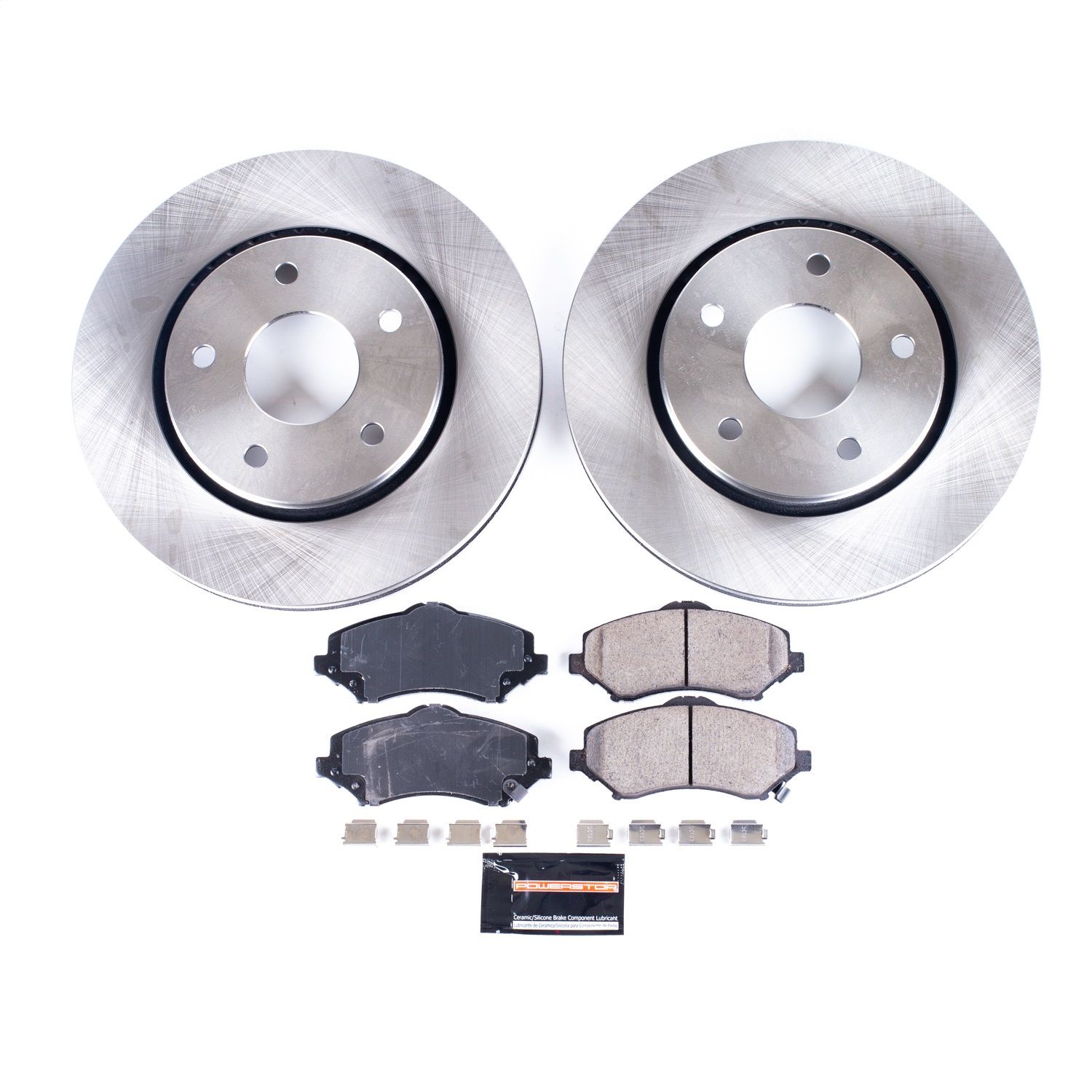 2000 Fit Dodge Caravan//Grand Caravan OE Replacement Rotors Metallic Pads F