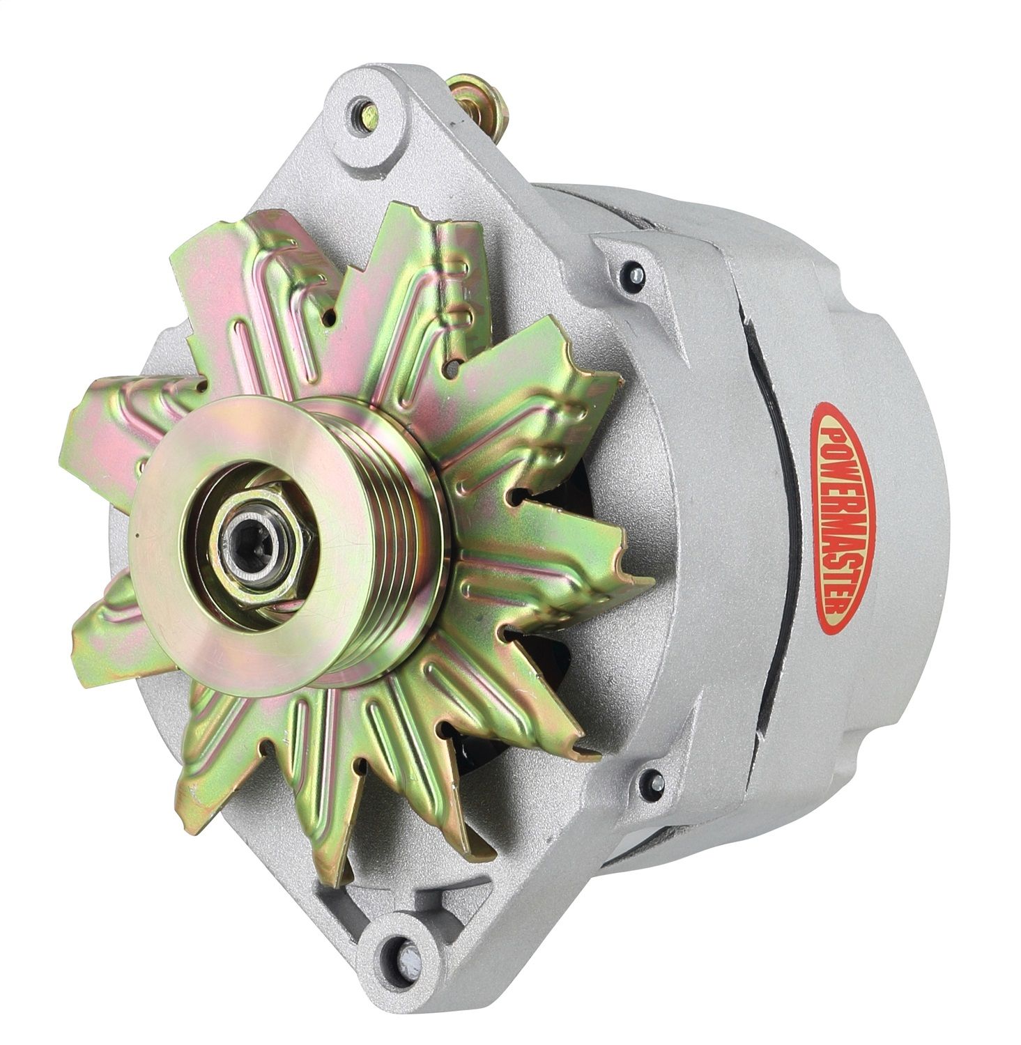 Powermaster 7078 Ford 1G 65 Amp Early Model Alternator w//1V Pulley Natural