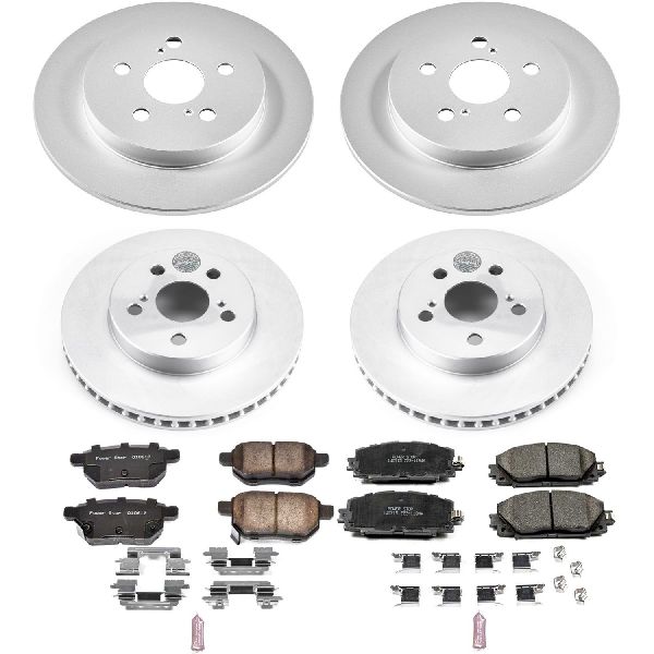 2017-2019 Toyota Prius Prime Disc Brake Kit - Front and Rear (Powerstop)
