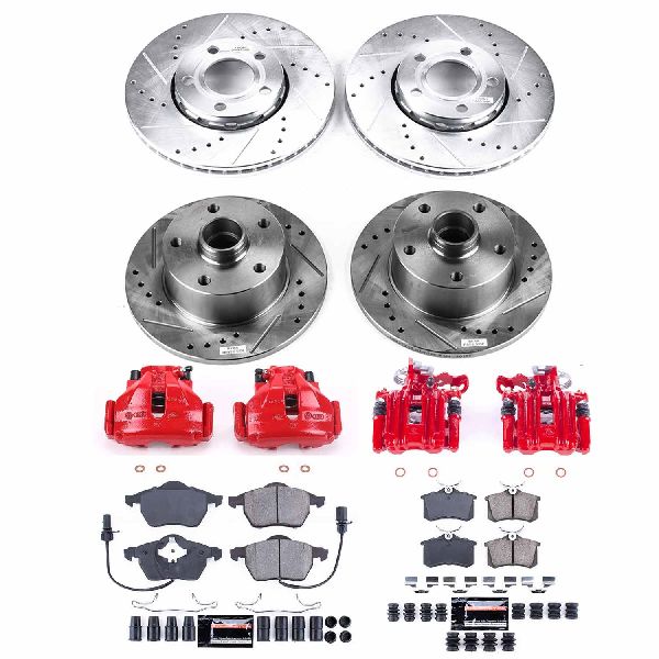 1999-2001 Audi A4 Disc Brake Kit - Front and Rear (Powerstop)
