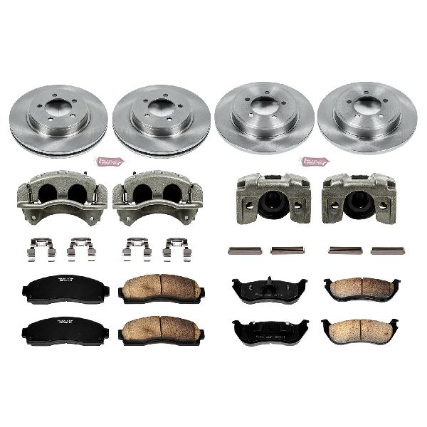 2002-2005 Mercury Mountaineer Disc Brake Kit - Front and Rear (Powerstop)