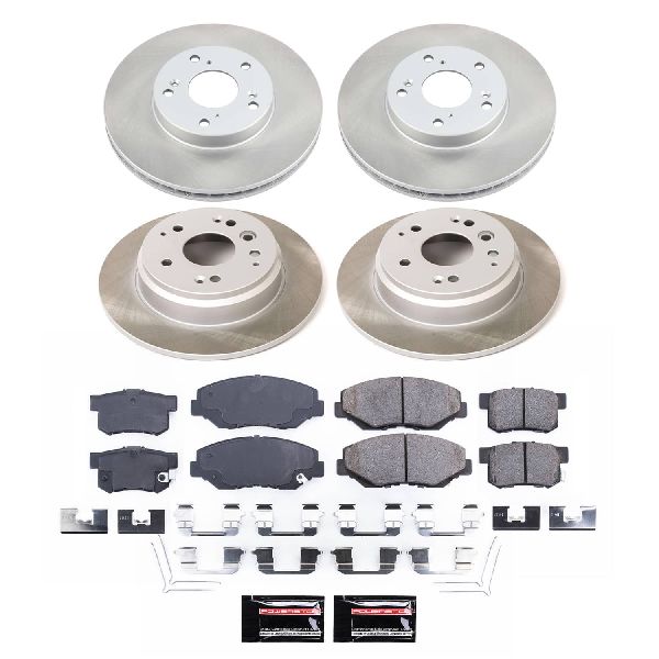 2003-2011 Honda Element Disc Brake Kit - Front and Rear (Powerstop)