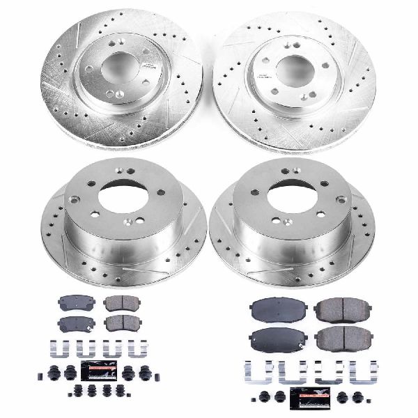 2010-2013 Kia Forte Koup Disc Brake Kit - Front and Rear (Powerstop)