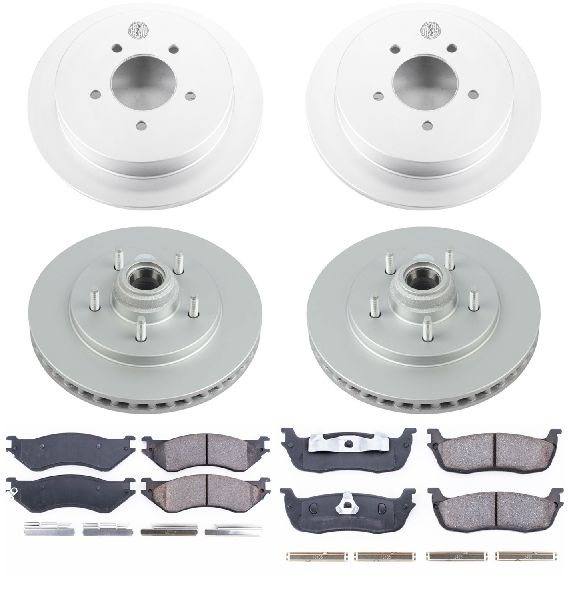 1998-2000 Lincoln Navigator Disc Brake Kit - Front and Rear (Powerstop)