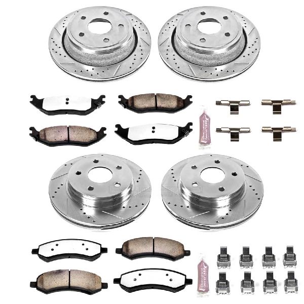 2007-2009 Dodge Durango Disc Brake Kit - Front and Rear (Powerstop)