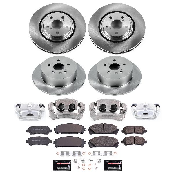 2010-2013 Toyota Highlander Disc Brake Kit - Front and Rear (Powerstop)