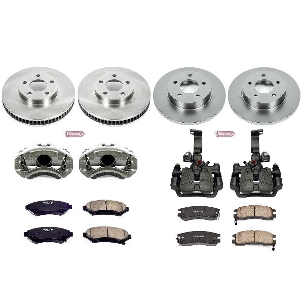 2001-2003 Oldsmobile Aurora Disc Brake Kit - Front and Rear (Powerstop)