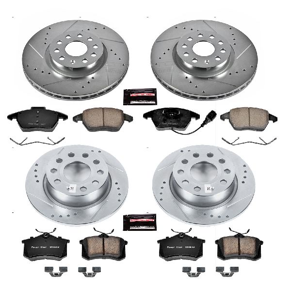 2013-2018 Volkswagen Jetta Disc Brake Kit - Front and Rear (Powerstop)