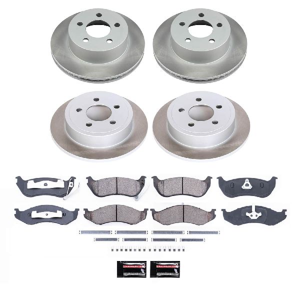2003-2006 Jeep Wrangler Disc Brake Kit - Front and Rear (Powerstop)