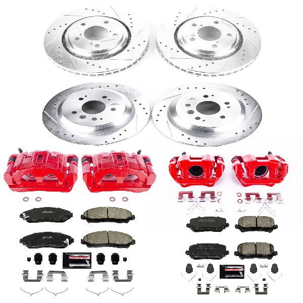 2017-2020 Honda Ridgeline Disc Brake Kit - Front and Rear (Powerstop)