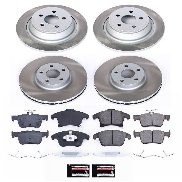 2017-2020 Lincoln MKZ Disc Brake Kit - Front and Rear (Powerstop)