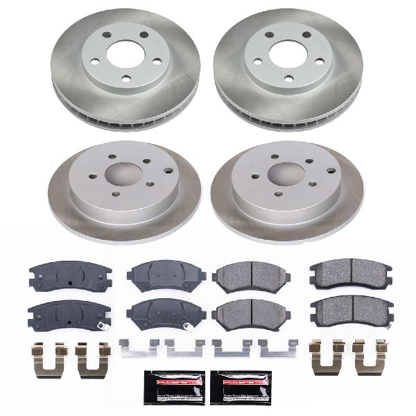 2002-2004 Oldsmobile Silhouette Disc Brake Kit - Front and Rear (Powerstop)