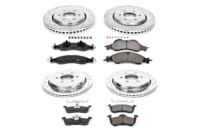 2007-2009 Lincoln Navigator Disc Brake Kit - Front and Rear (Powerstop)