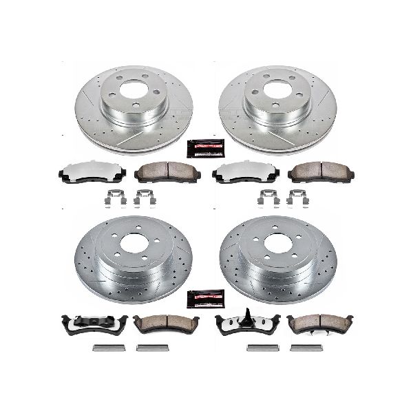 2003 Ford Explorer Sport Disc Brake Kit - Front and Rear (Powerstop)