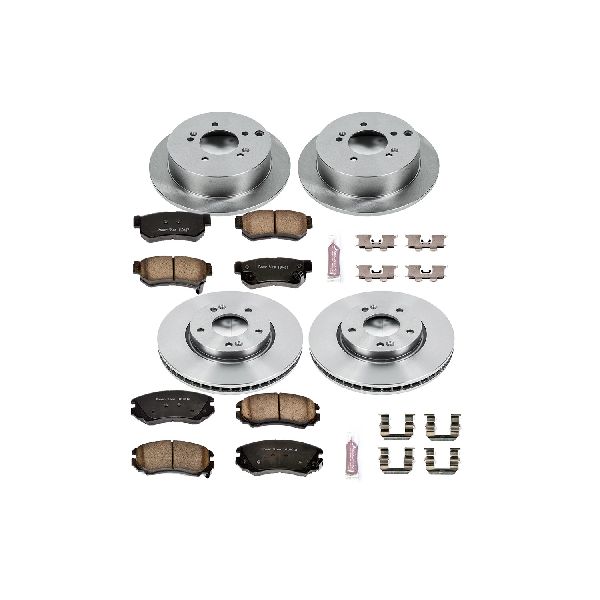 2005-2009 Hyundai Tucson Disc Brake Kit - Front and Rear (Powerstop)