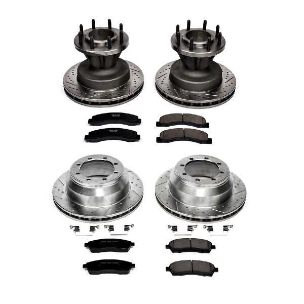 1999-2002 Ford F-350 Super Duty Disc Brake Kit - Front and Rear (Powerstop)