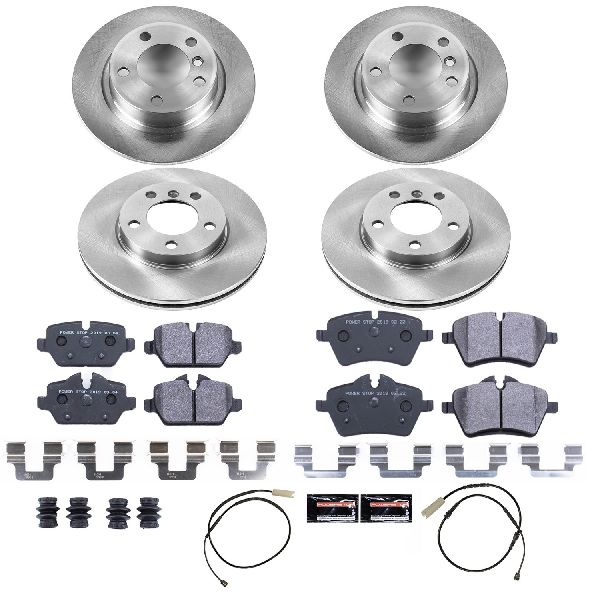 2013-2016 Mini Cooper Paceman Disc Brake Kit - Front and Rear (Powerstop)