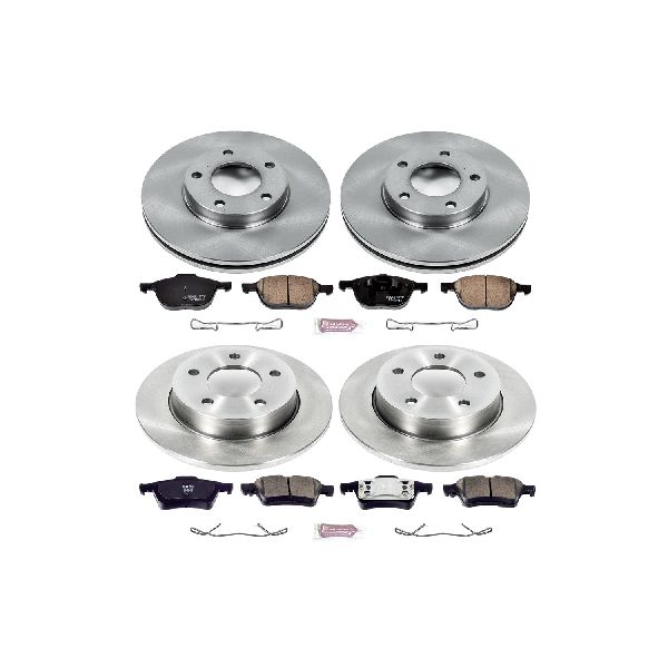 2004-2005 Mazda 3 Disc Brake Kit - Front and Rear (Powerstop)