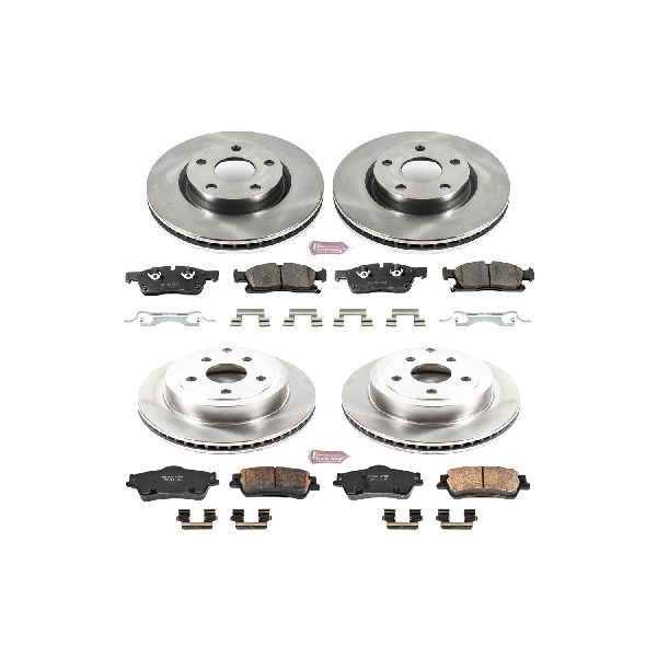 2008-2009 Pontiac G8 Disc Brake Kit - Front and Rear (Powerstop)