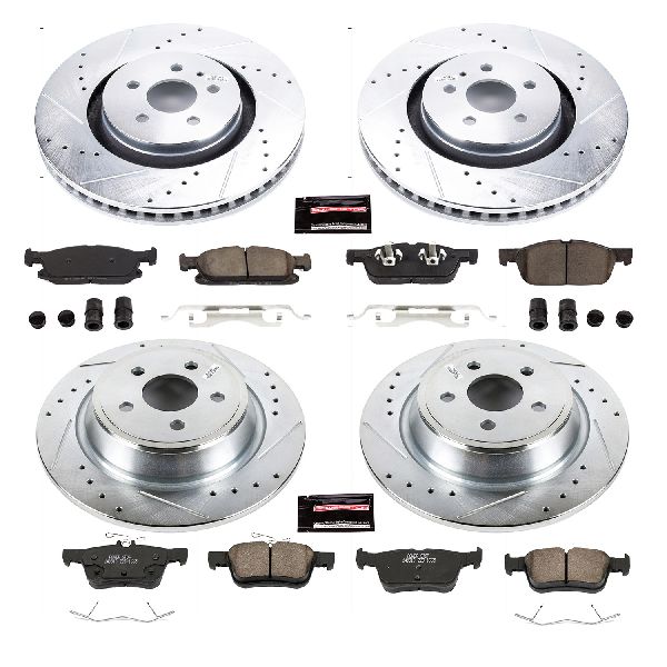2016-2018 Lincoln MKX Disc Brake Kit - Front and Rear (Powerstop)