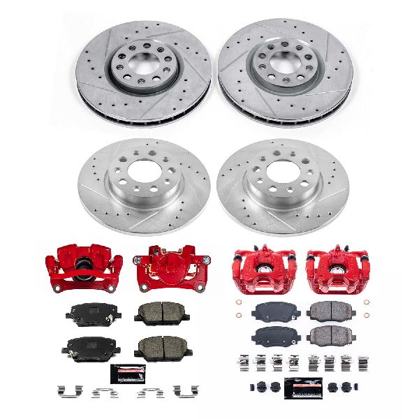 2016-2018 Fiat 500X Disc Brake Kit - Front and Rear (Powerstop)