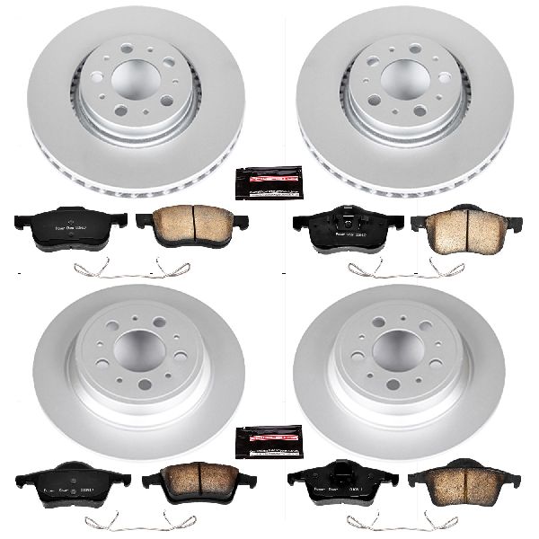 1999-2006 Volvo S80 Disc Brake Kit - Front and Rear (Powerstop)