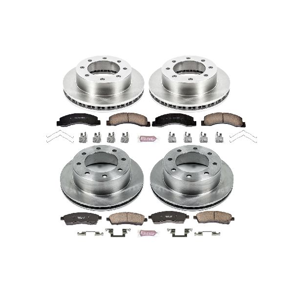 1999 Ford F-350 Super Duty Disc Brake Kit - Front and Rear (Powerstop)