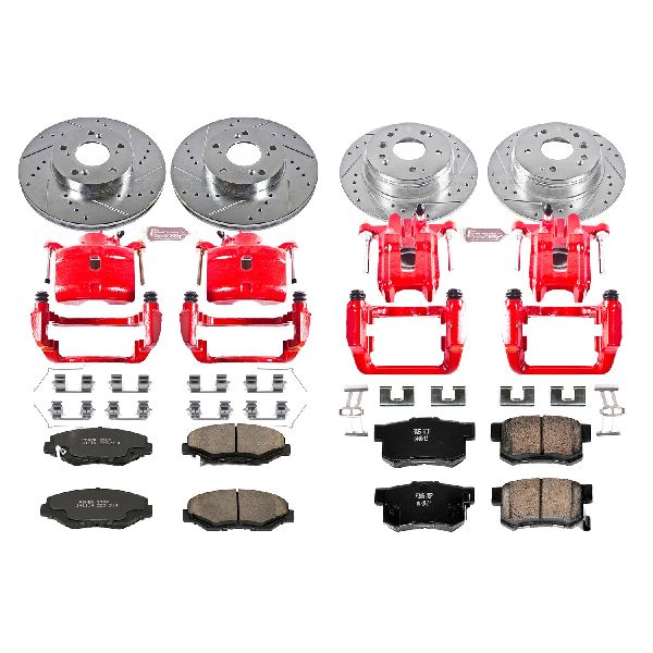 2003-2011 Honda Element Disc Brake Kit - Front and Rear (Powerstop)
