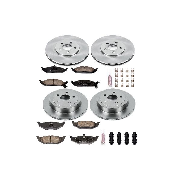 1995-2000 Chrysler Cirrus Disc Brake Kit - Front and Rear (Powerstop)