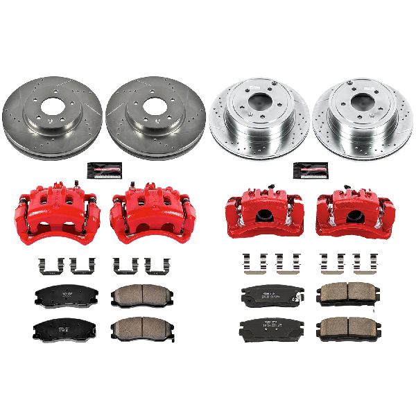 2007-2009 Chevrolet Equinox Disc Brake Kit - Front and Rear (Powerstop)