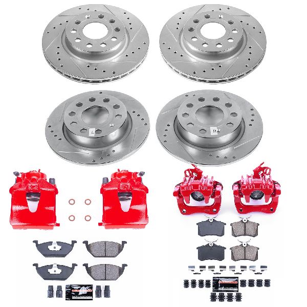 2013-2015 Volkswagen Jetta Disc Brake Kit - Front and Rear (Powerstop)