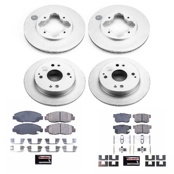 1997 Acura CL Disc Brake Kit - Front and Rear (Powerstop)