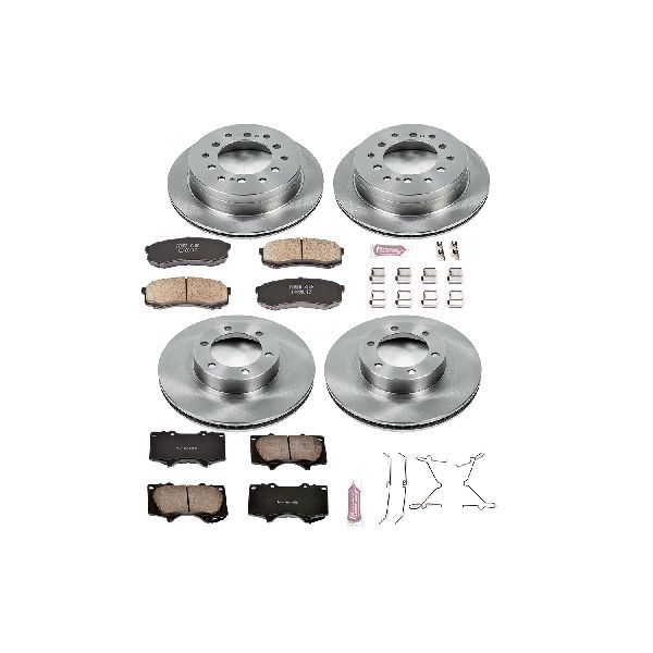 2003-2009 Lexus GX470 Disc Brake Kit - Front and Rear (Powerstop)
