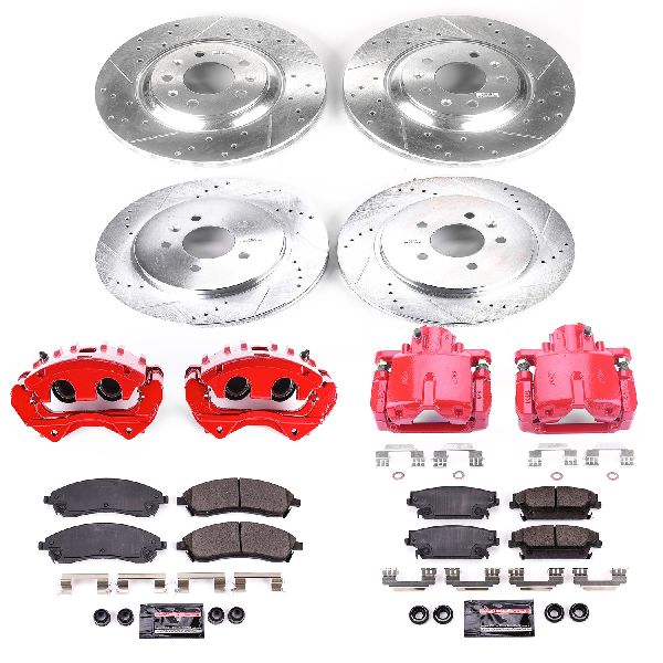 2005-2008 Cadillac STS Disc Brake Kit - Front and Rear (Powerstop)