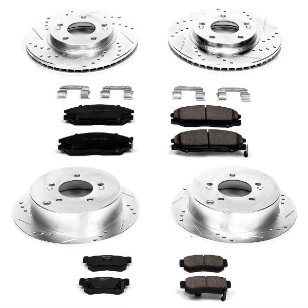 2001-2004 Hyundai Santa Fe Disc Brake Kit - Front and Rear (Powerstop)