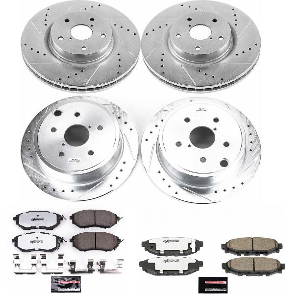2015-2021 Subaru WRX Disc Brake Kit - Front and Rear (Powerstop)