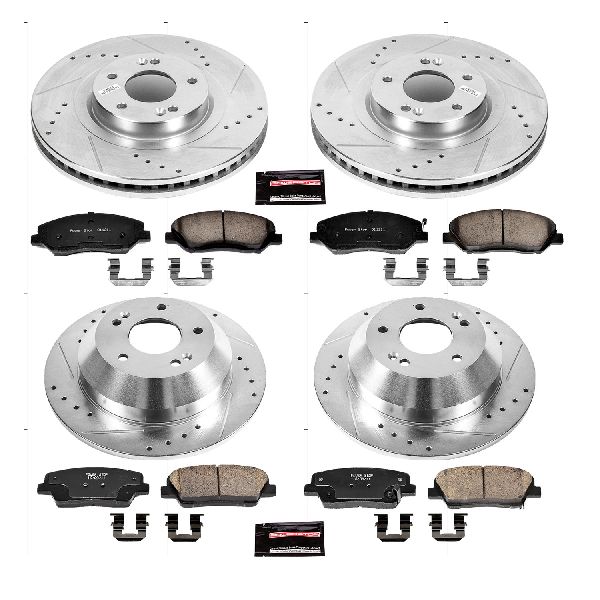 2013-2016 Hyundai Santa Fe Disc Brake Kit - Front and Rear (Powerstop)