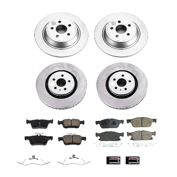 2017-2020 Lincoln Continental Disc Brake Kit - Front and Rear (Powerstop)