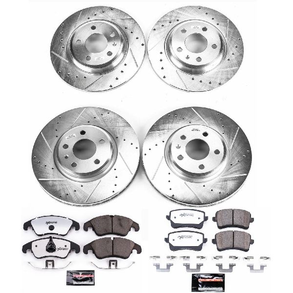 2009-2011 Audi A4 Disc Brake Kit - Front and Rear (Powerstop)