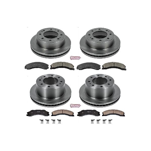 2012-2014 GMC Sierra 2500 HD Disc Brake Kit - Front and Rear (Powerstop)