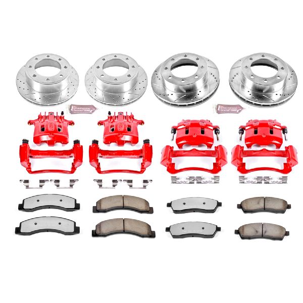 1999 Ford F-350 Super Duty Disc Brake Kit - Front and Rear (Powerstop)