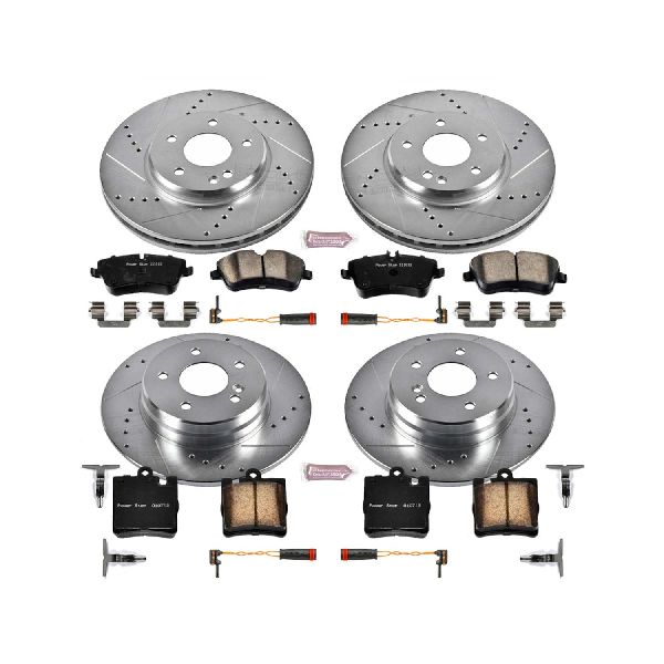 2006-2007 Mercedes-Benz C280 Disc Brake Kit - Front and Rear (Powerstop)
