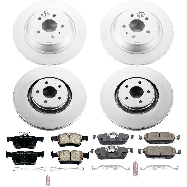 2015-2019 Lincoln MKC Disc Brake Kit - Front and Rear (Powerstop)