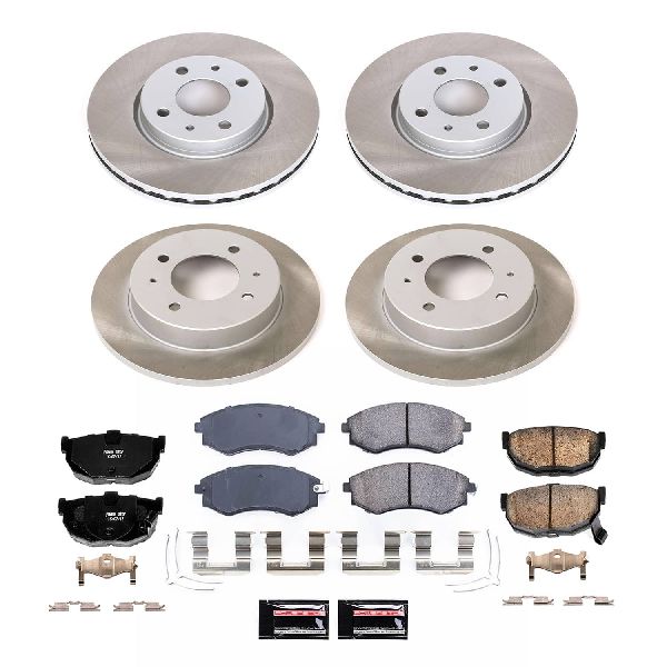 1999-2001 Hyundai Tiburon Disc Brake Kit - Front and Rear (Powerstop)