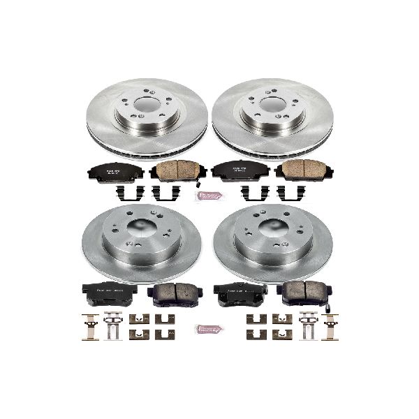 2006-2011 Honda Civic Disc Brake Kit - Front and Rear (Powerstop)
