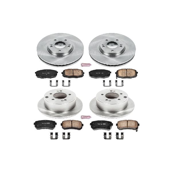 2010-2013 Kia Forte Koup Disc Brake Kit - Front and Rear (Powerstop)