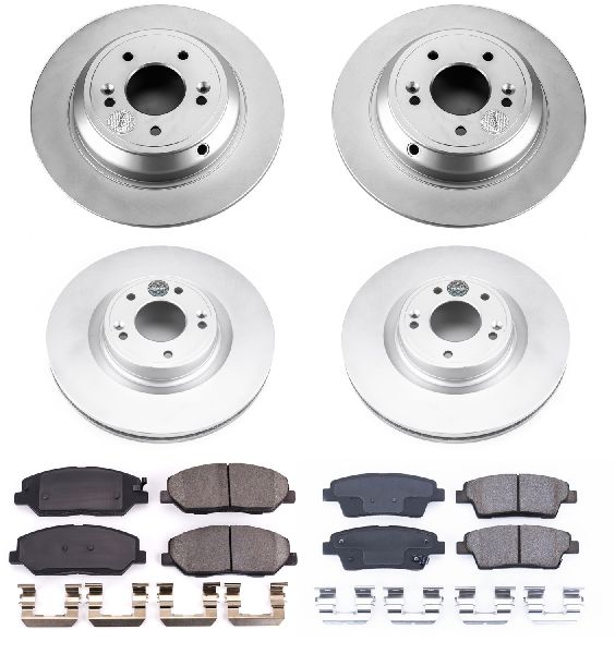 2010-2011 Hyundai Genesis Disc Brake Kit - Front and Rear (Powerstop)