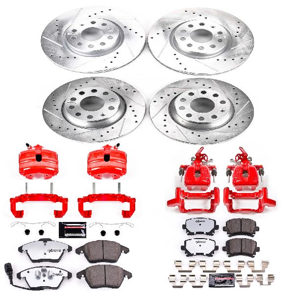 2009 Audi A3 Disc Brake Kit - Front and Rear (Powerstop)