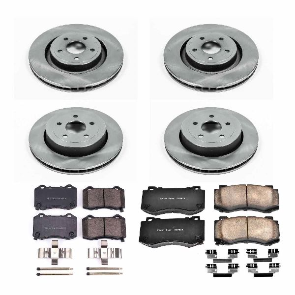 2006-2010 Jeep Grand Cherokee Disc Brake Kit - Front and Rear (Powerstop)