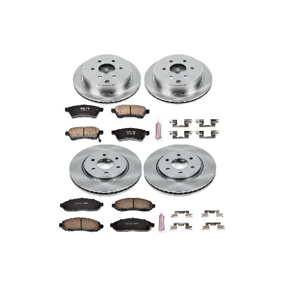 2009-2012 Suzuki Equator Disc Brake Kit - Front and Rear (Powerstop)